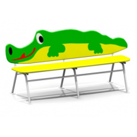 Скамейка "Крокодил" 2403, , ПО ЗАПРОСУ, 2403, Стройгород К, Детские скамейки